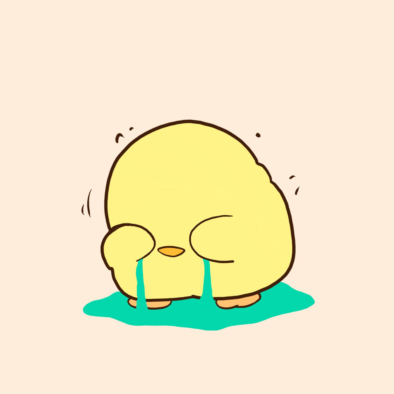 Crying chick