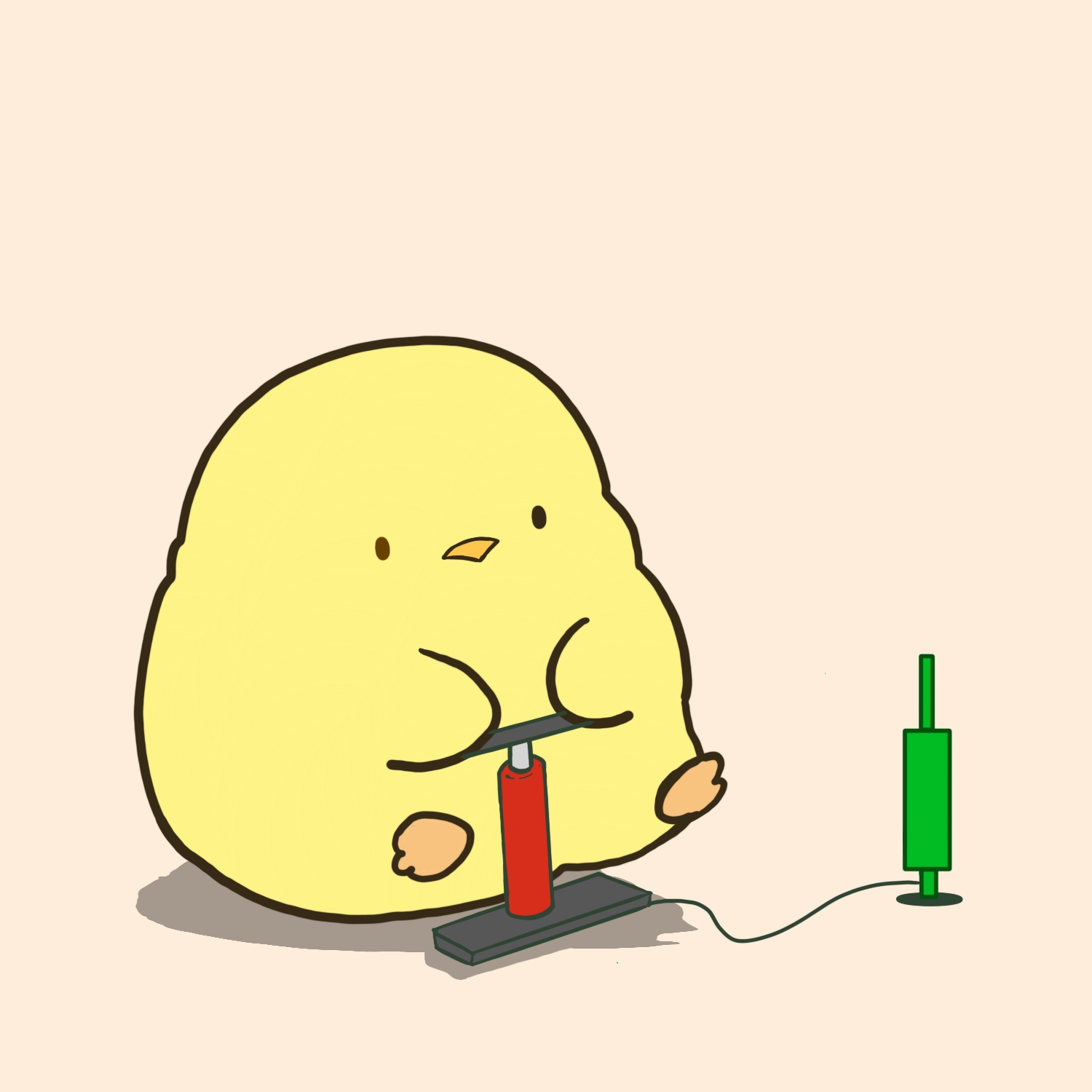 Pump it chick