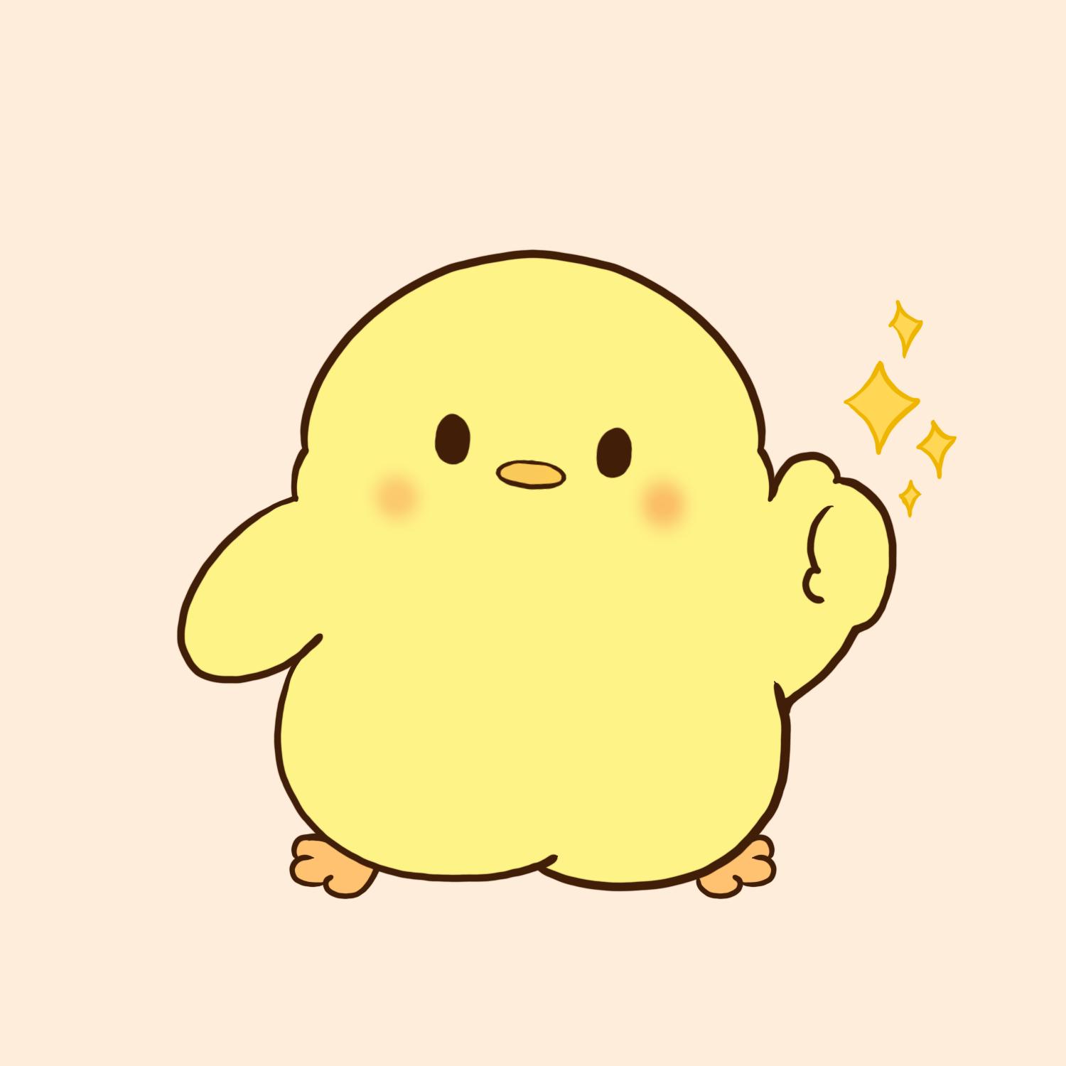 Thumbs up chick